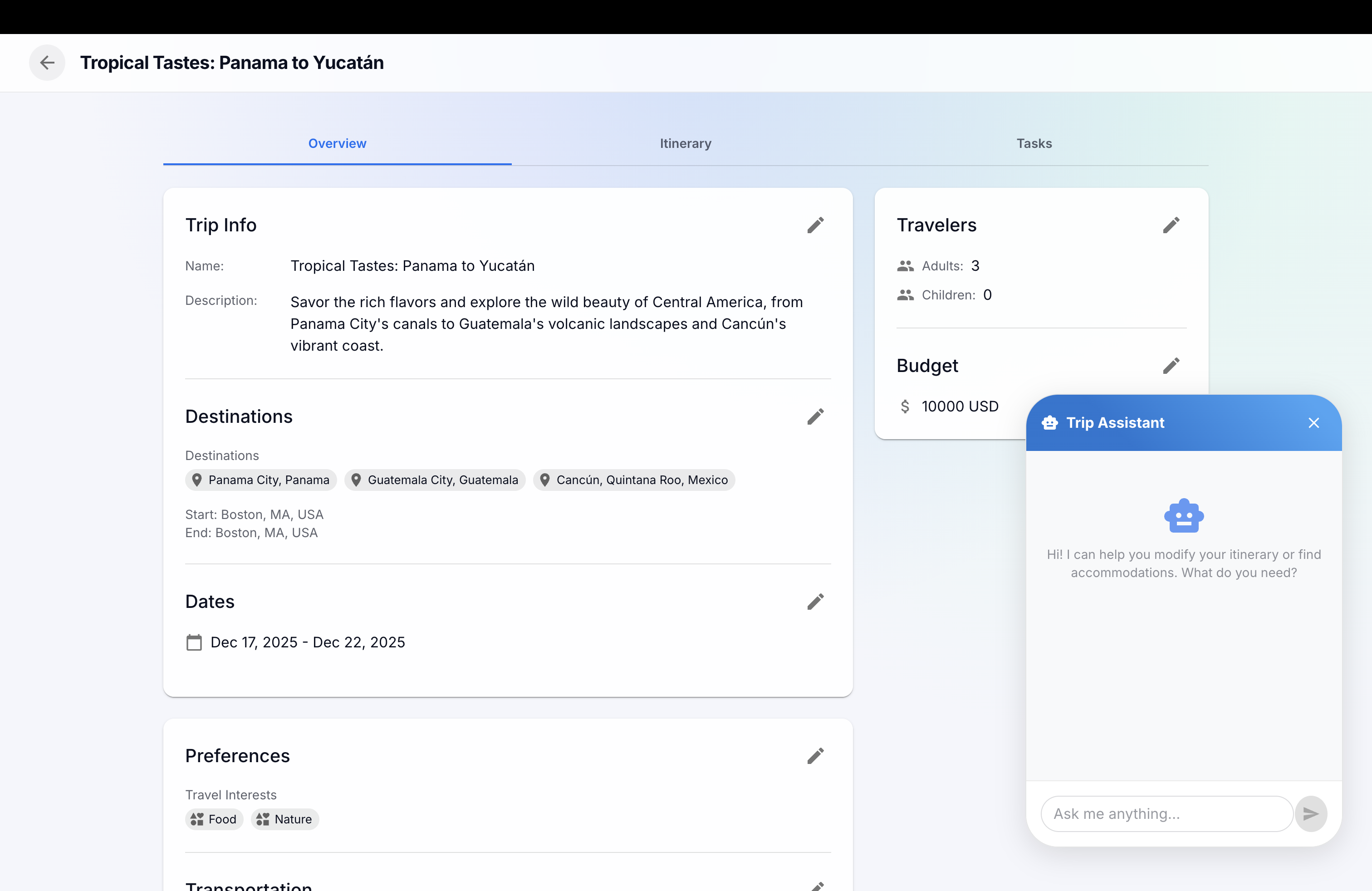 Backpacking Assistant Agent